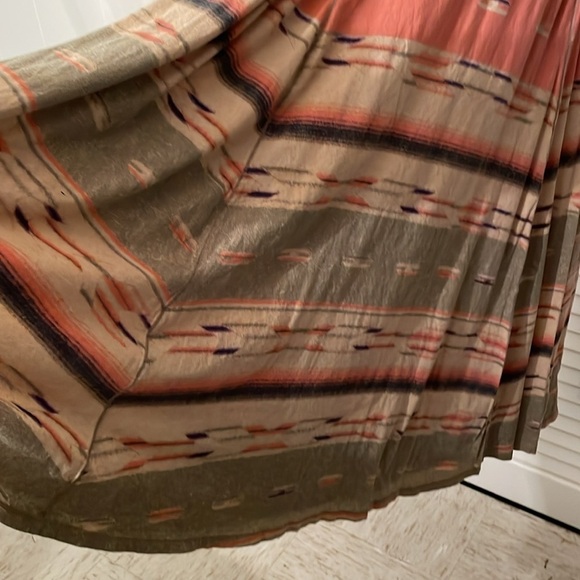 Ralph Lauren Vintage Soft Sleeveless Western - Southwestern Design Style Dress - Picture 2 of 12